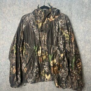 Herter’s Men Size 2XL Green Camo hunting jacket hooded